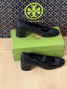 Tory Burch Cap Toe Chelsea  Mary Jane Pumps